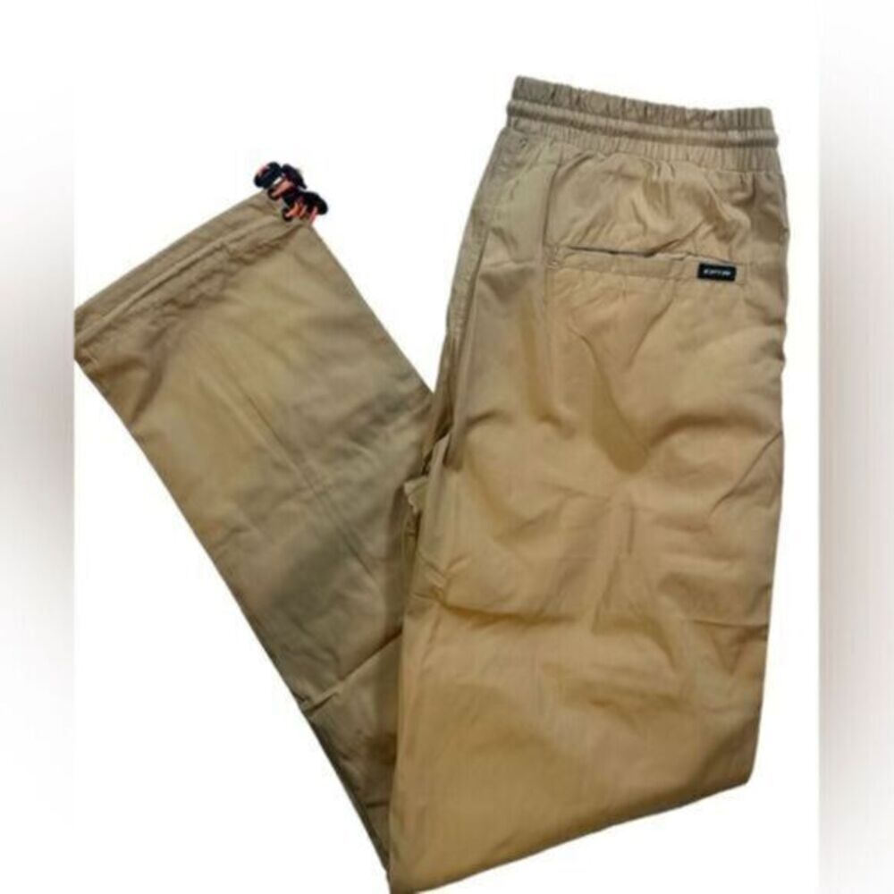 NWT EPTM USA Men’s Adjustable Elastic Cord Hyper Jogger Pants Tan - Size Small - Picture 4 of 8